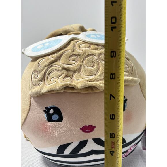 Barbie Cuutopia 10'' Plush with Black & White Striped Swimsuit Outfit HXY25 NWT - Picture 9 of 14